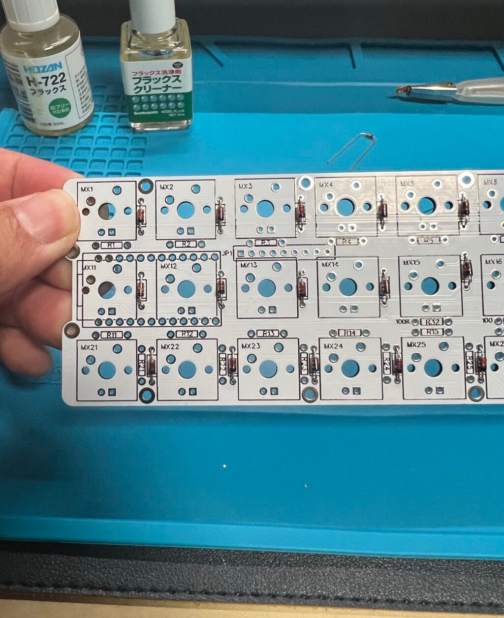 ダイオード取り付け