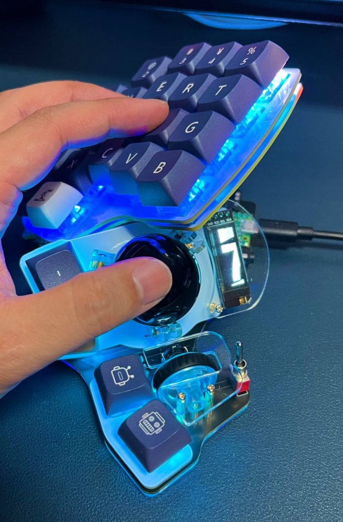 即使用可】Killer Whale キーボード 左右セット